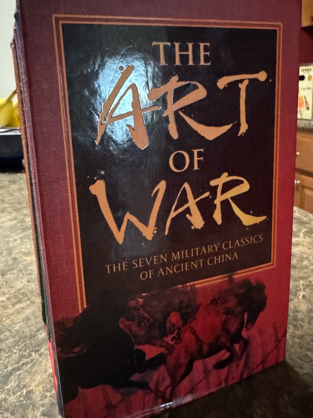 Classic Hardcover The Art of War - Red and Black Cover